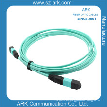 Cable de fibra óptica MPO / MTP Om3 Patchcord
